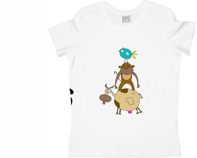 

Damsk Koszulka Małpa Monkey Wzory Rozmiary m1b