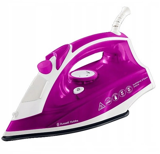 ŻELAZKO SAMOCZYSZCZĄCE Parowe Mocne Niekapiące Wyrzut Pary RUSSELL HOBBS