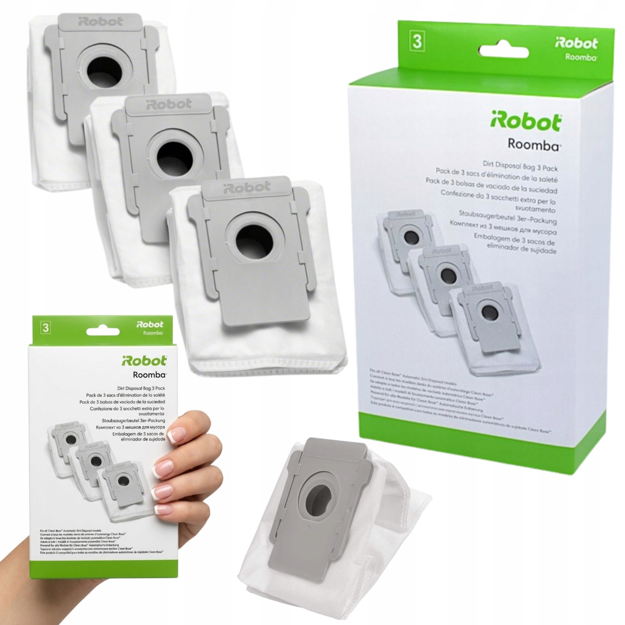 Worek na brud Allergenlock do stacji Clean Base iRobot Roomba 3 szt.