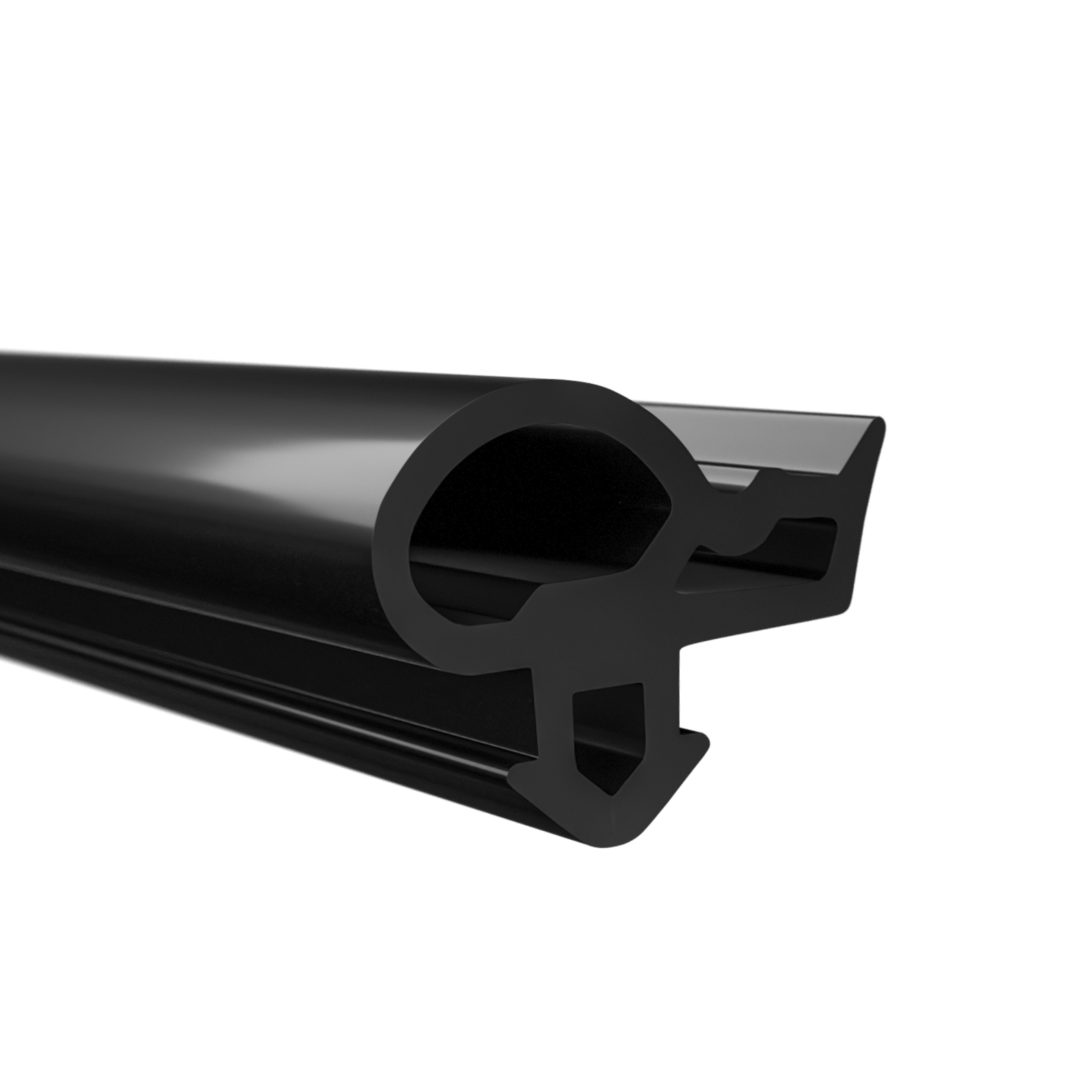 Okenné tesnenie Tesnenia pre okná Decco Pvc Čierna Epdm S-1628 100 m