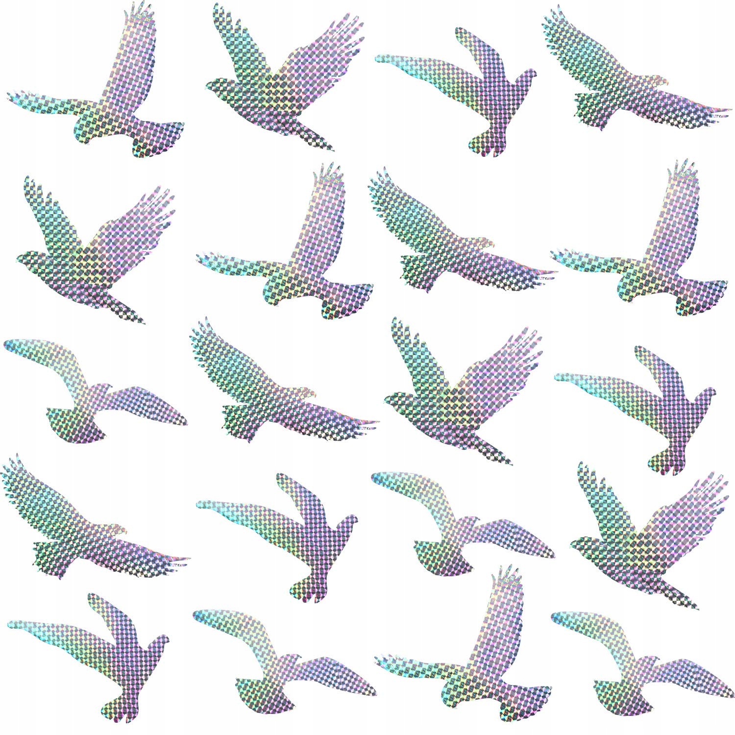 Boao 20 анти-зіткнення наклейки у формі птиці