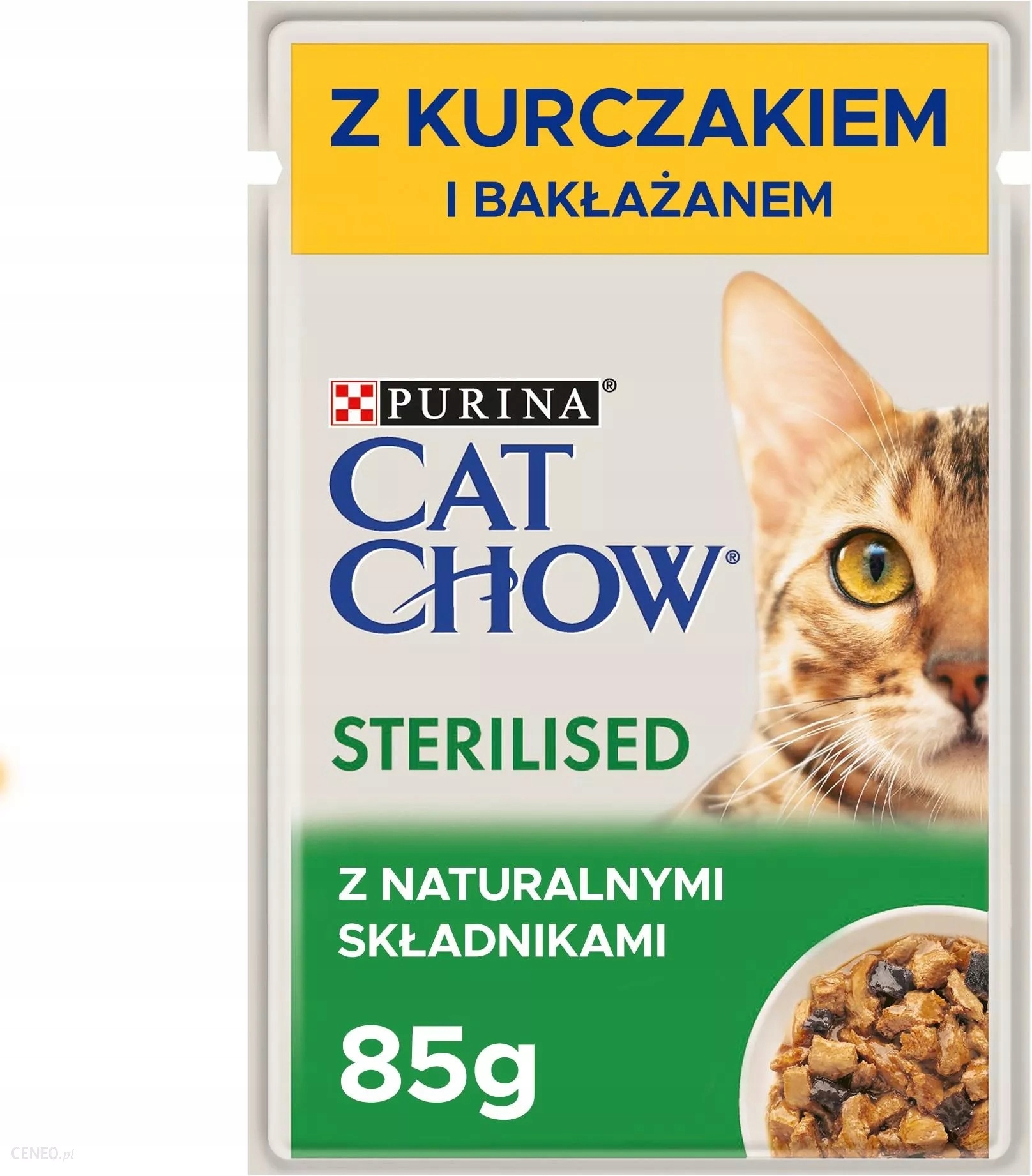 Purina Cat Chow kurczak 10x85g
