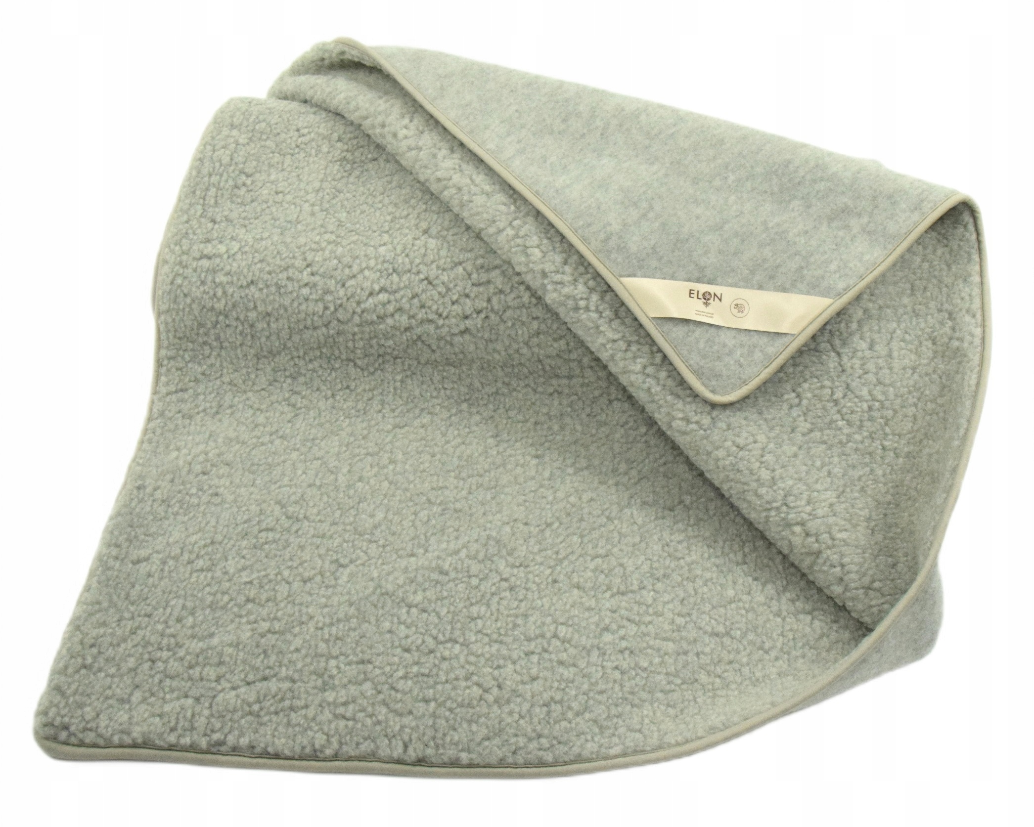 Koc wełniany Kołdra narzuta z wełny 160 x 200