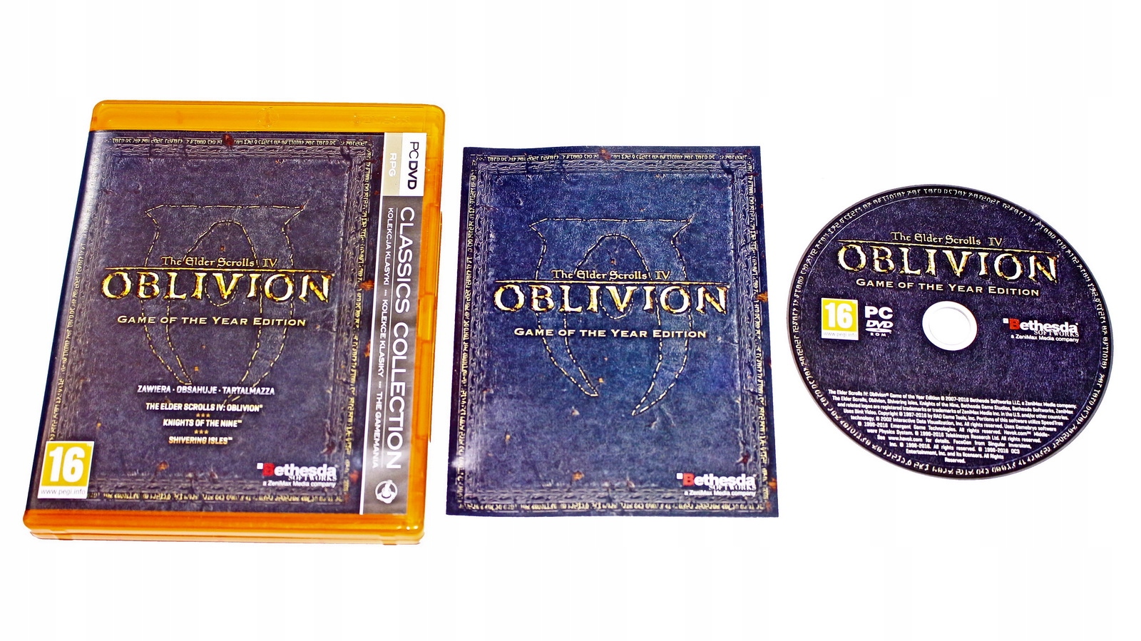 THE ELDER SCROLLS IV OBLIVION GOTY BOX PL PC