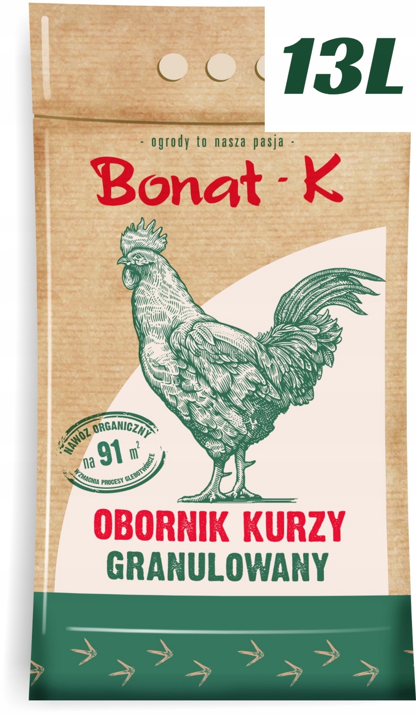 

Bonat Obornik Kurzy 13L Nawóz organiczny