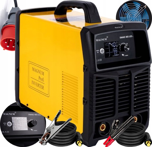 Spawarka Mma Magnum Snake 405 Led 400V Tig 40-400A