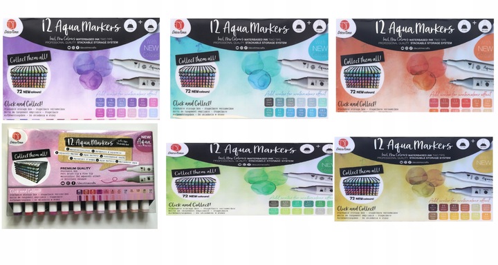 PISAKI ALKOHOLOWE TWINMARKERS 3 PODWÓJNE 20 217 Kolor Odcienie brązu i beżu Odcienie pomarańczowego