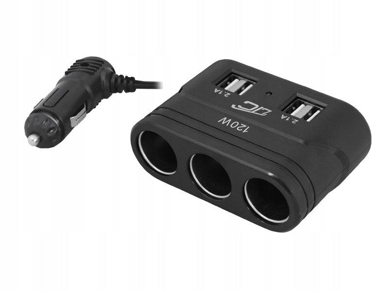 

Adapter 3 Gniazda 120W 4 Usb 4,2A Przejściówka Pro