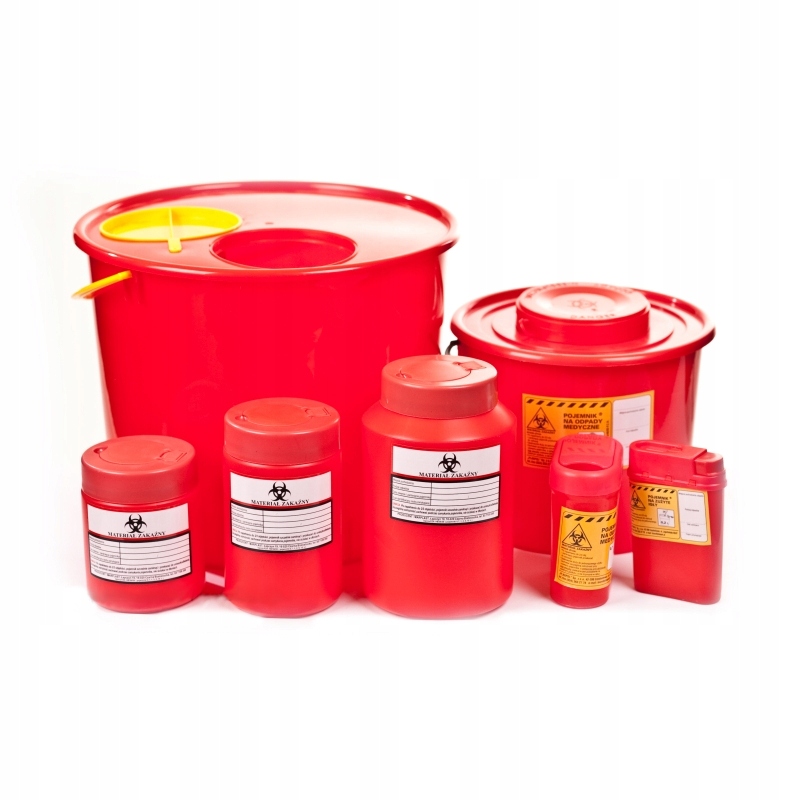 

Pojemniki na odpady medyczne 0,7l