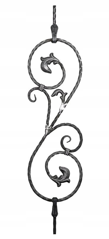 

Kurek balustrada kuta 224 tralka prosta 950x240mm