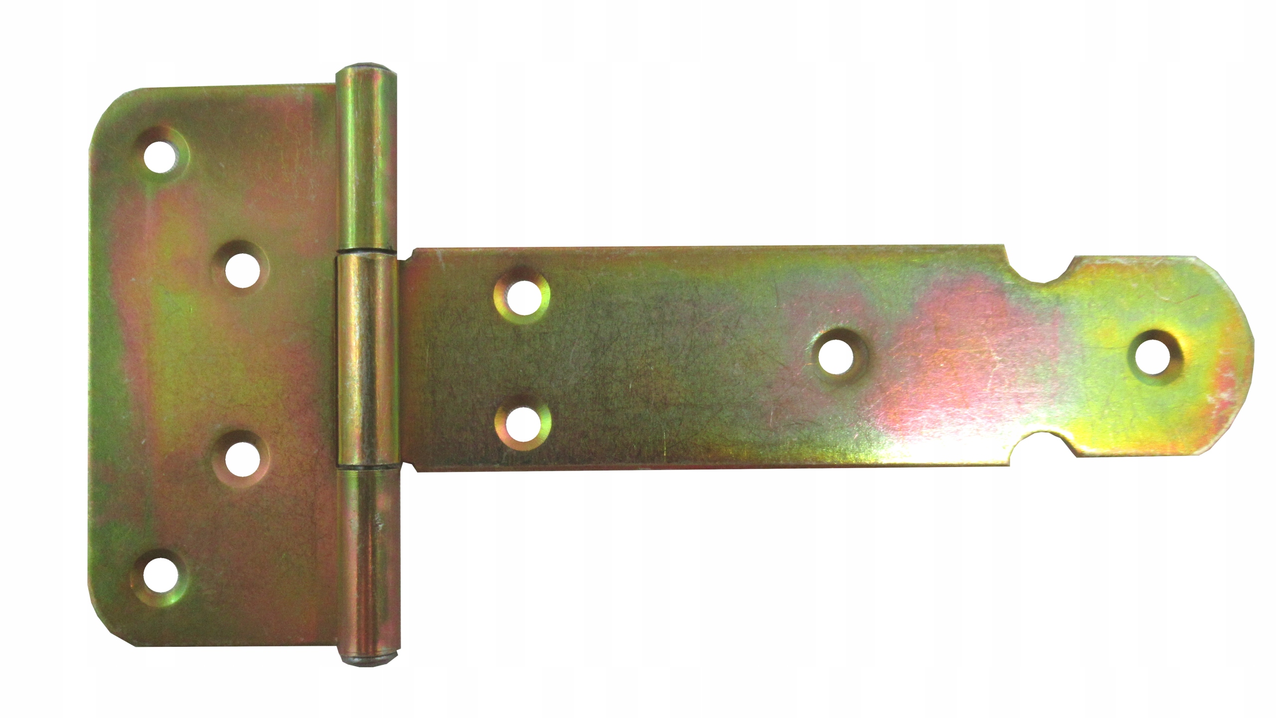 ZAWIAS BUDOWLANY ALTANOWY DO BRAMY DRZWI OZDOBNY 125 ZŁOTY ZAOKRĄGLONY