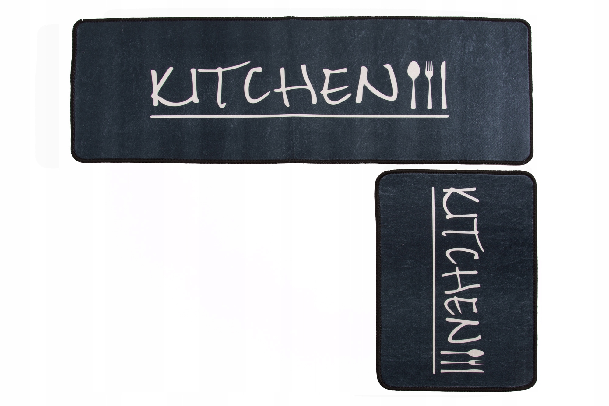 

Dywan do kuchni granatowy Kitchen Ecoser S1032