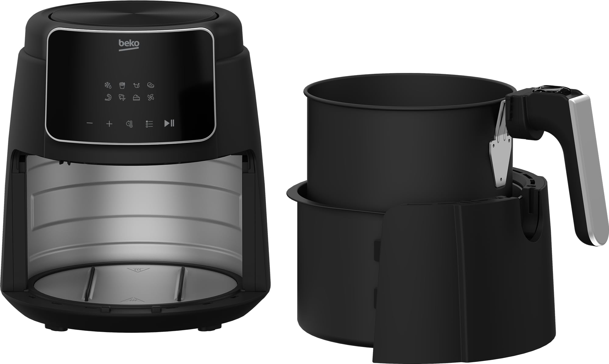 BEKO FRL2244B Cyfrowa Frytkownica Beztłuszczowa 1500W 8 Programów 4,7L — miniatura 3