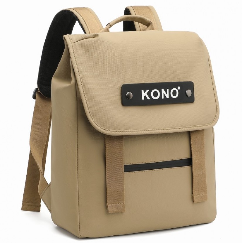Béžový pískový Batoh Vintage Retro pro mládež na střední školu pro ženy Cougar