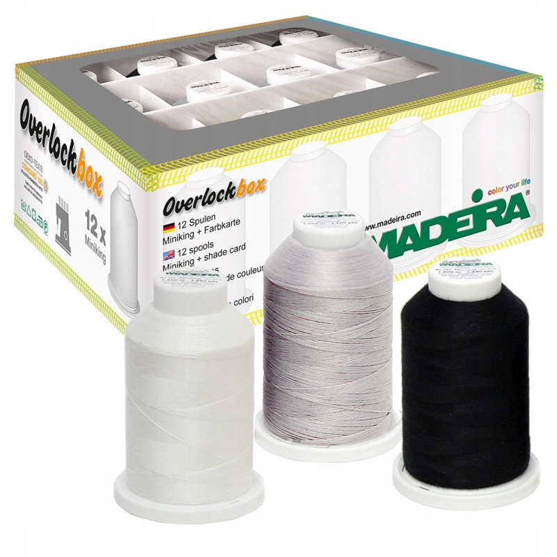 Madeira 9200 Sada 12 nití pro overlock