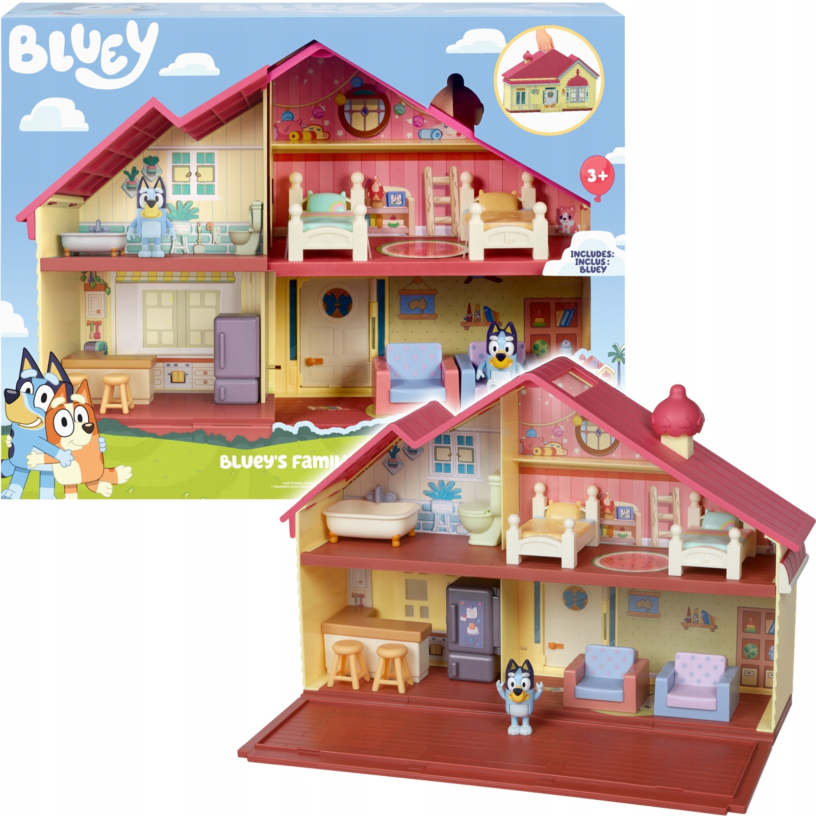 

TmToys Zestaw Dom Rodzinny figurka Bluey akcesoria
