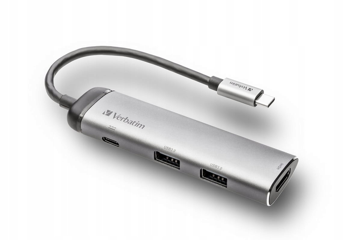 Verbatim Multimediální Adaptér typu C na 2xUSB Hdmi 49140