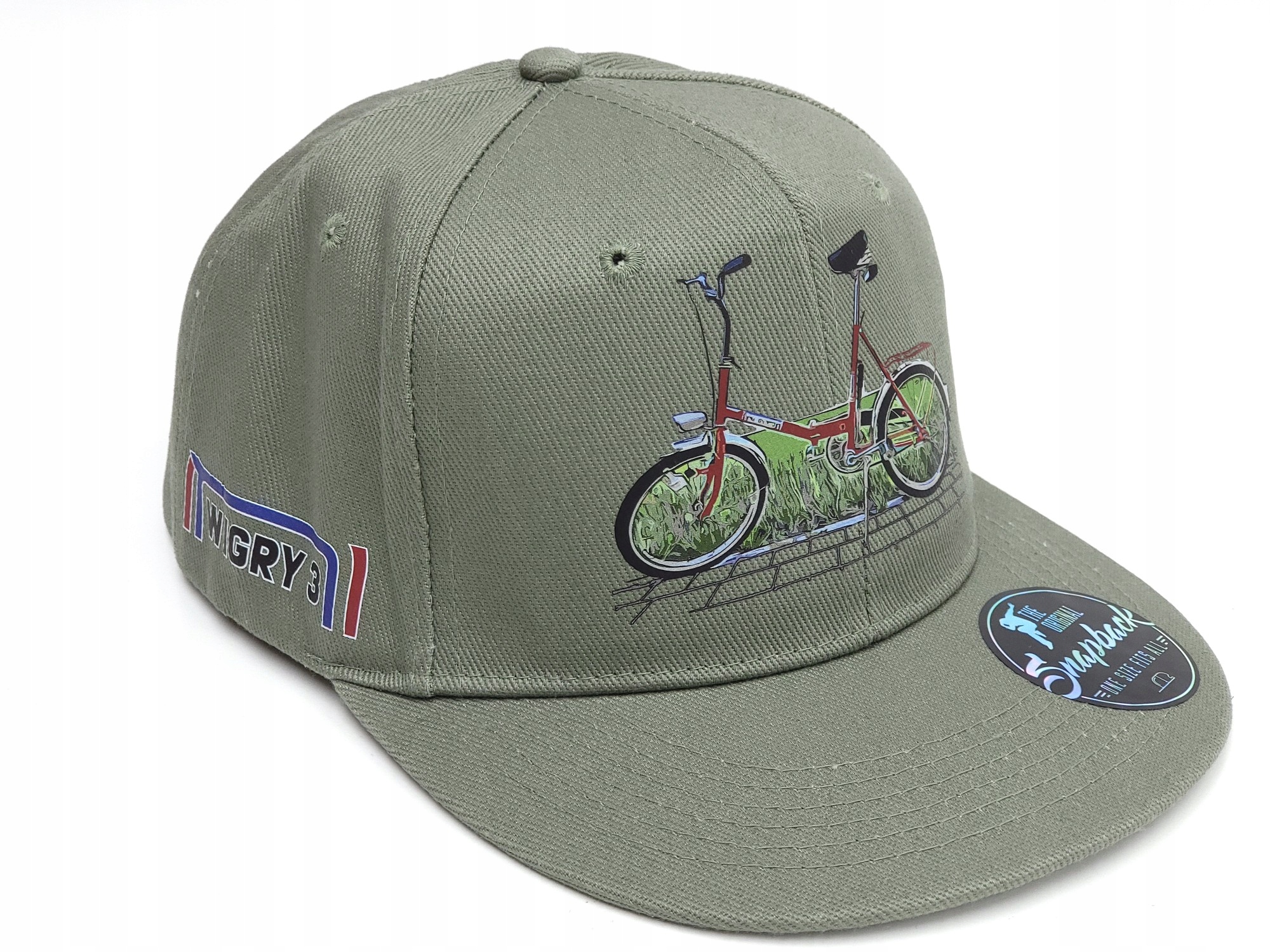 Czapka z daszkiem Romet Wigry 3 PRL khaki ORYGINAŁ DLBIKES