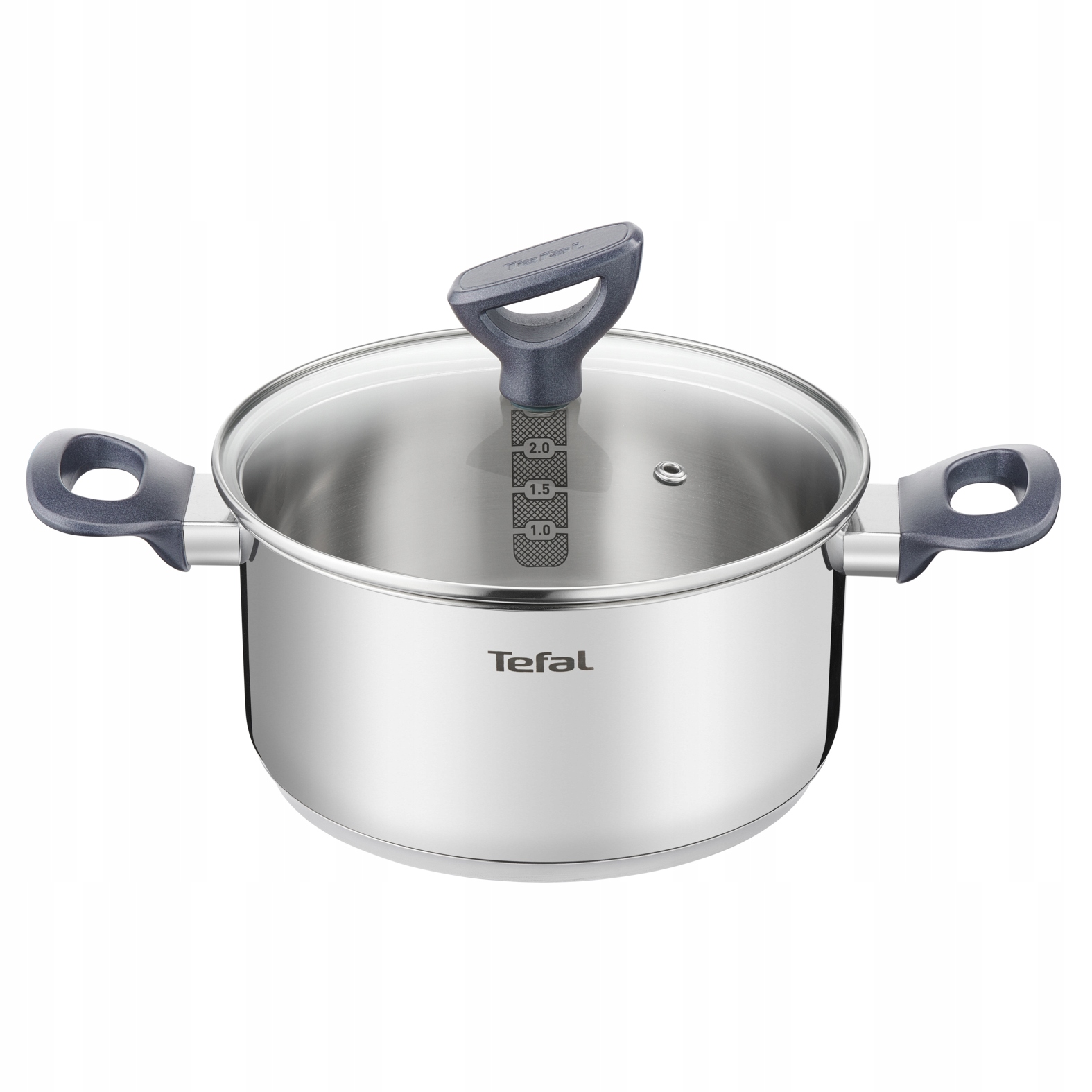 Garnek ze szklaną pokrywką Tefal Daily Cook stal indukcja 20cm 3L G7124445