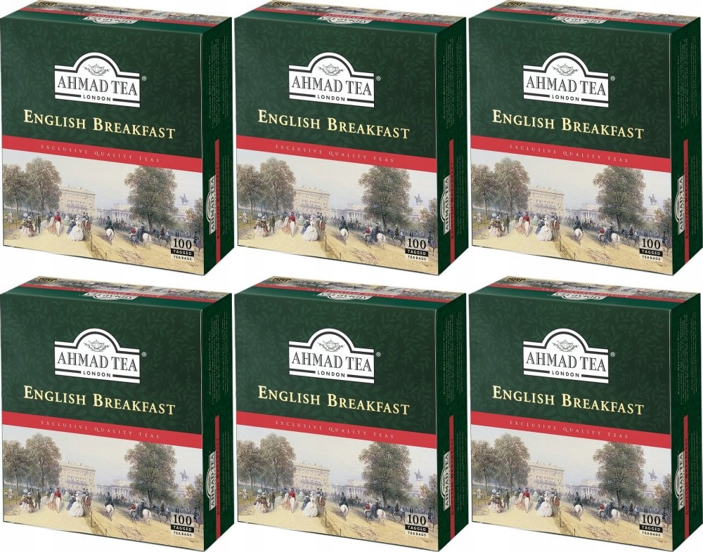 Ahmad English Breakfast 600 torebek z zawieszką