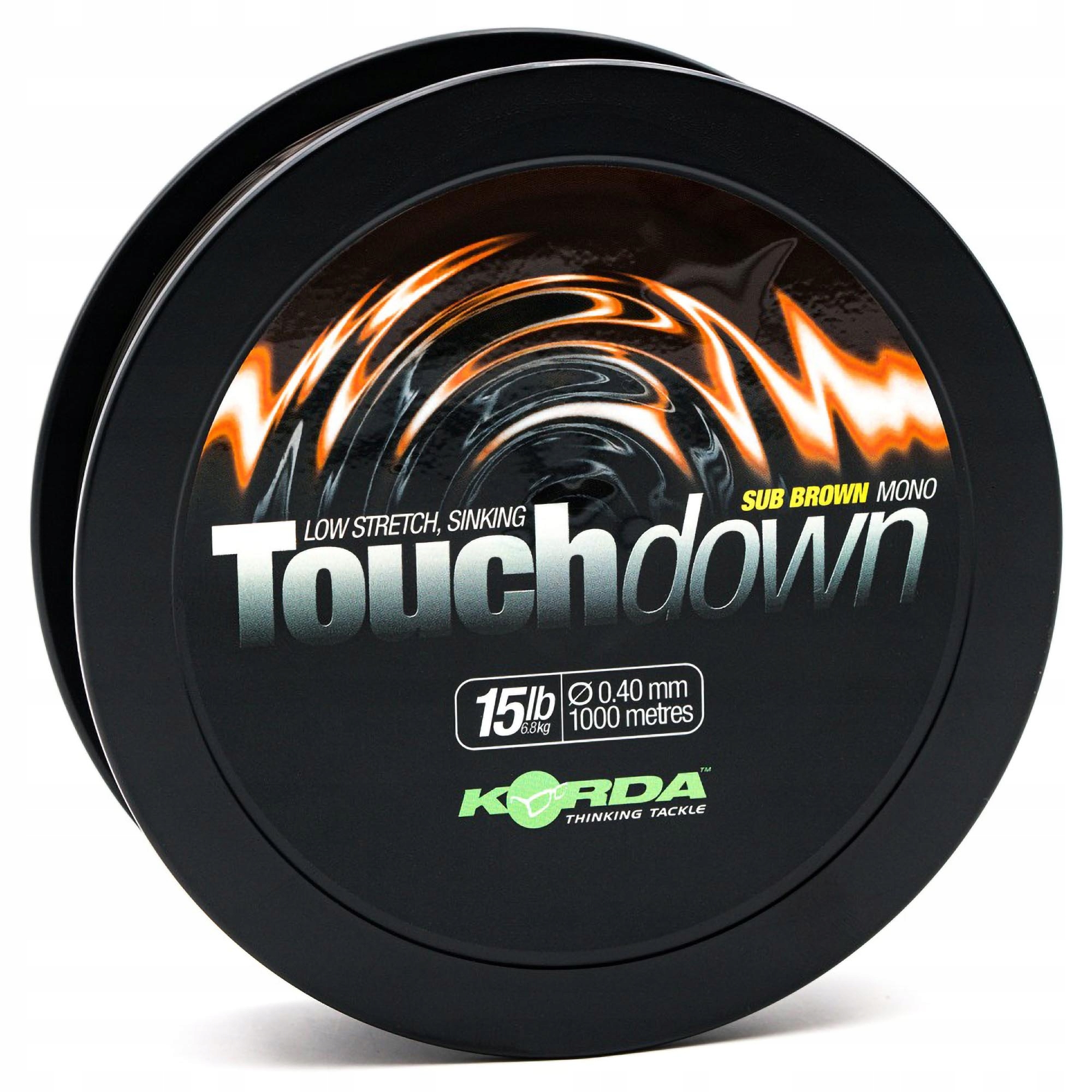 Żyłka Karpiowa Wędkarska Mocna Korda Touchdown Brown 0.30 mm 1000 m