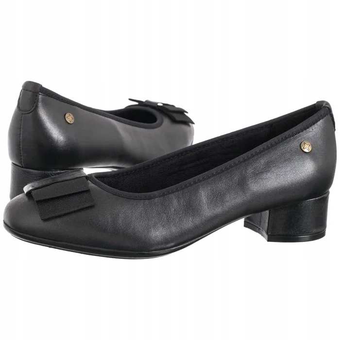 Dámské kožené boty Boty Maciejka Černé P7220-01/00-7 Černé