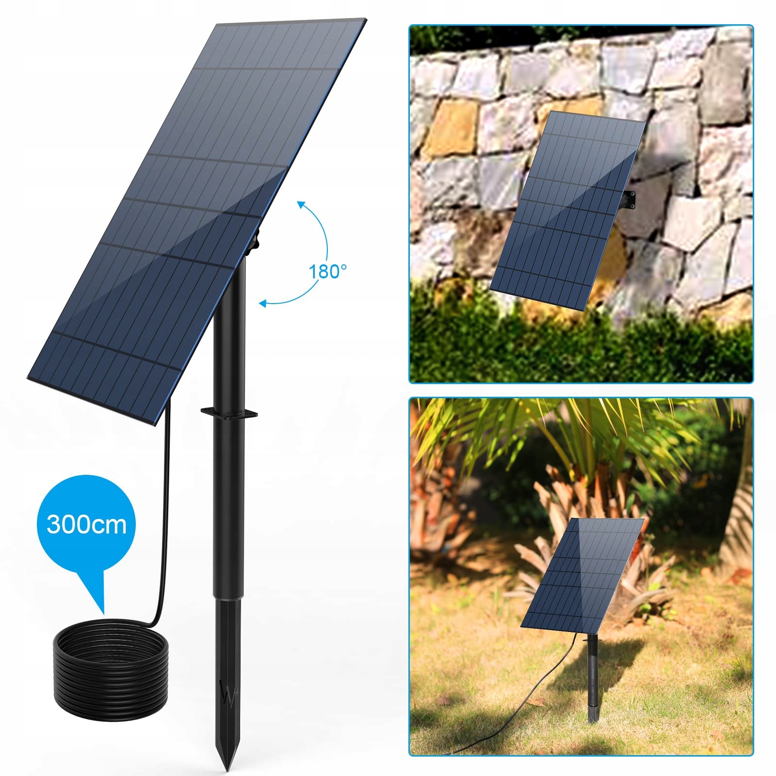 AISITIN 10W Solar Fontanna Ogrodowa Zestaw Pompa Wodna Do Stawu Oczka — miniatura 4