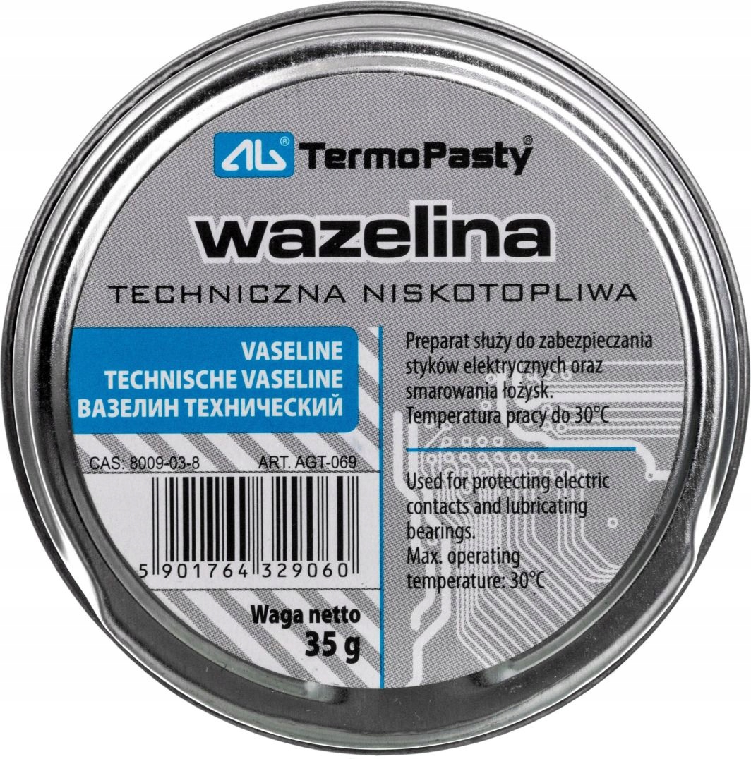 

Wazelina Techniczna niskotopliwa 35g Ag