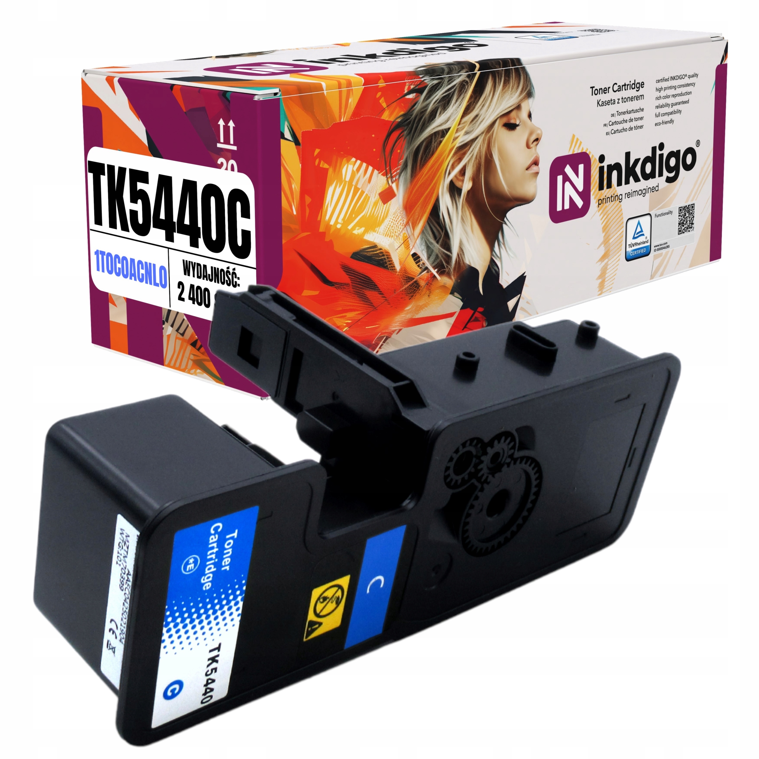 Náhradní toner pro Kyocera Ecosys Ma 2100 Pa 2100 kompatibilní s TK5440C