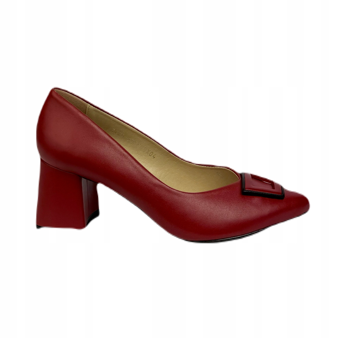 Dámské polobotky Higo D2709C ČERVENÉ-275 37, Červená