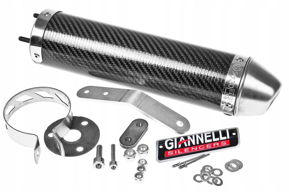 Koncovka výfuku tlmič Giannelli Supermoto Carbon, Gilera Rcr, Smt