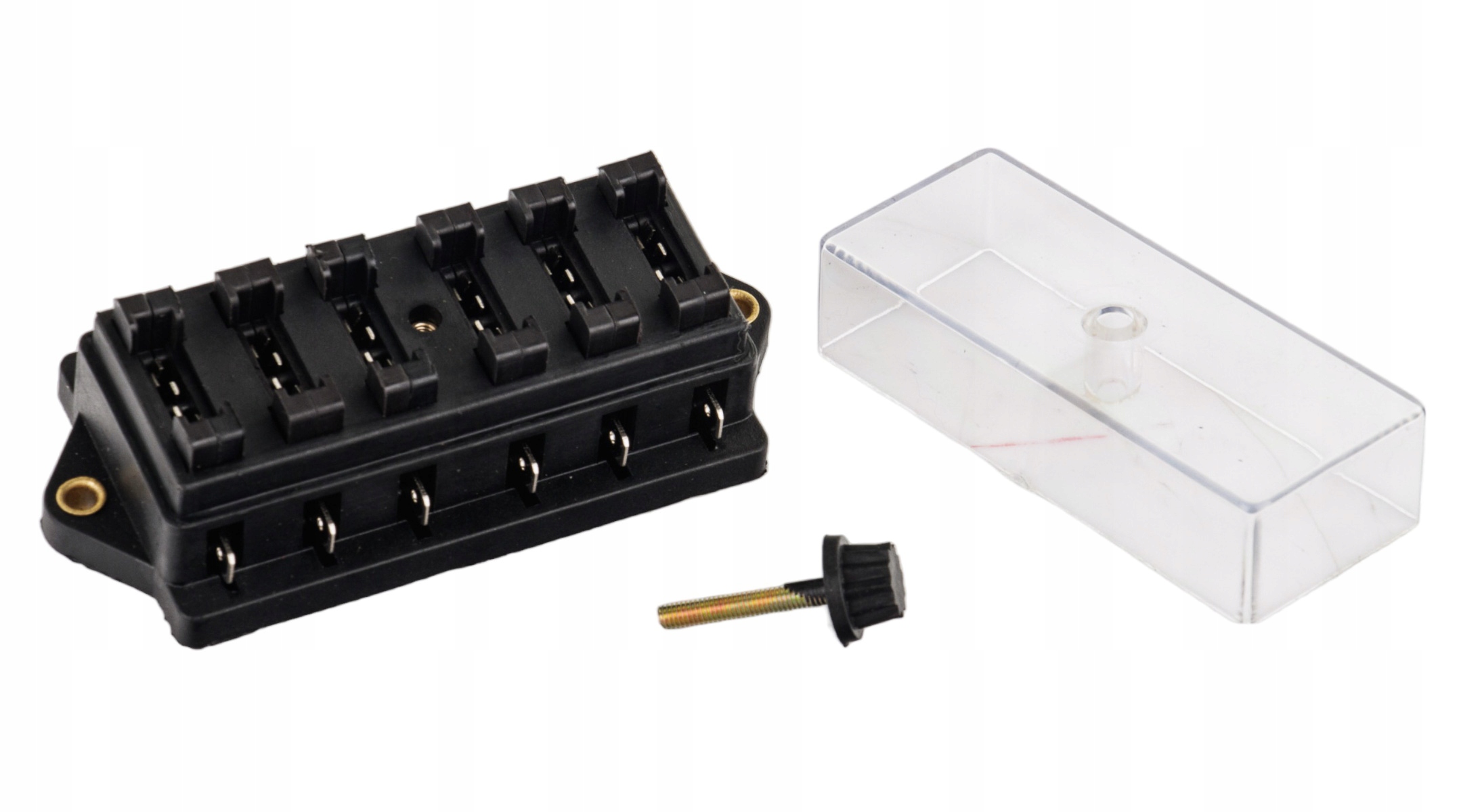 Skrzynka puszka bezpieczników płaskich 6szt.