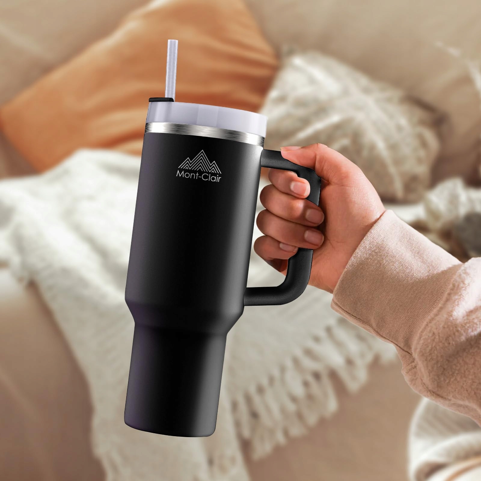 Mont-Clair TUMBLER Kubek Termiczny 1.2L Z Ustnikiem BPA Free — miniatura 7