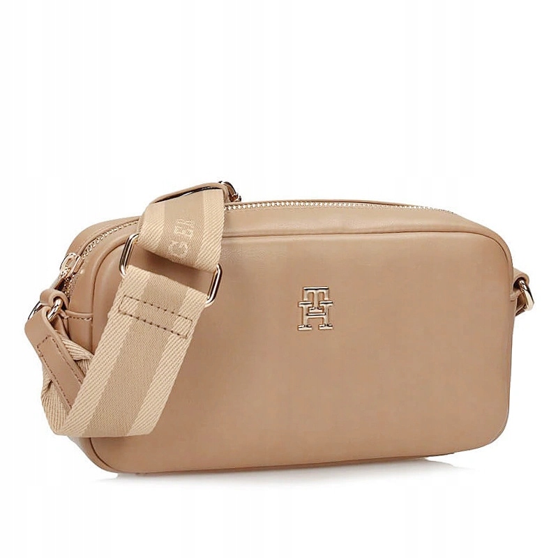Dámská kabelka Tommy Hilfiger AW0AW18370 Rbc Th Essential Camera béžová