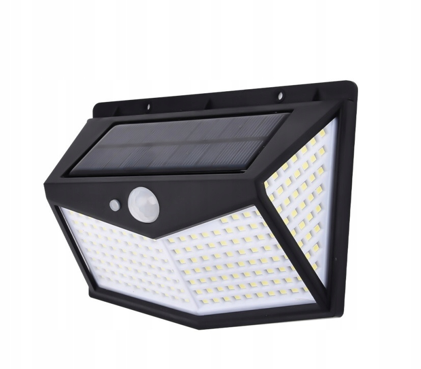 LAMPA SOLARNA 64W CZUJNIK RUCHU ZMIERZCHU 212 LED