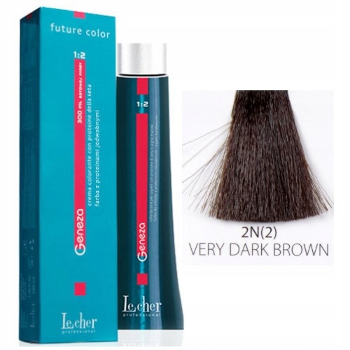 

Lecher Geneza farba 2N 2 Bardzo ciemny brąz 100ml