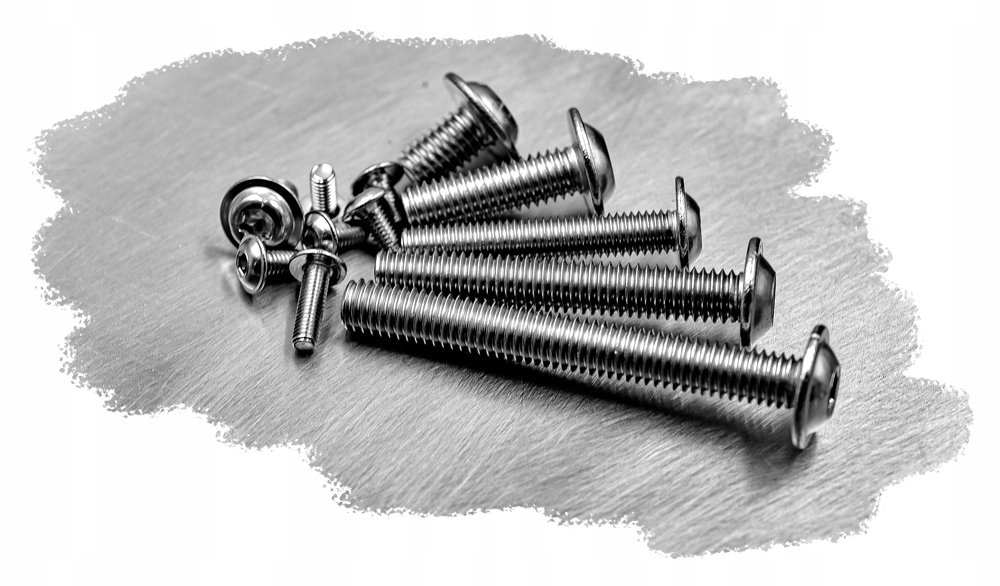 M6X16 ŚRUBA IMBUS AMPULOWA DO OWIEWEK KOŁNIERZOWA NIERDZEWNA 7380F (10) Kolor srebrny