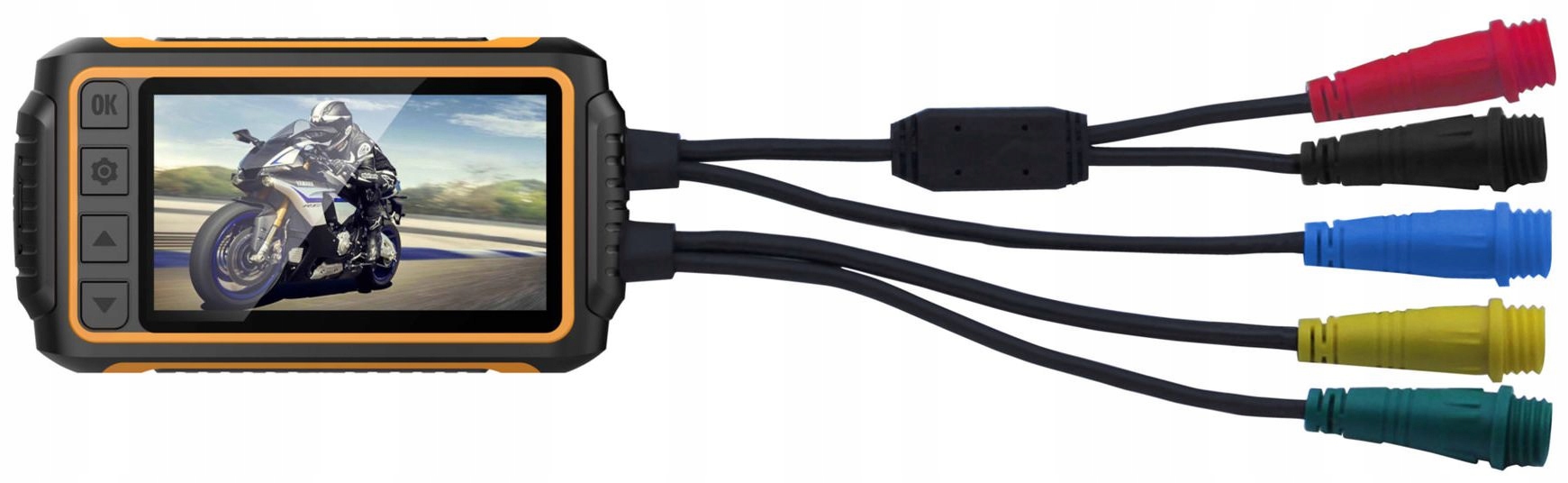 REJESTRATOR MOTOCYKLOWY 2 KAMERY GPS Full HD SD Producent Rollei