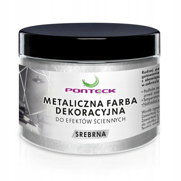 

Metaliczna Srebrna Farba do Fuga Beton Tynk