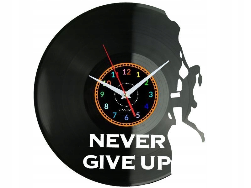 Never Give Up Dárek pro milovníka Originální Nástěnná Dekorace z desky