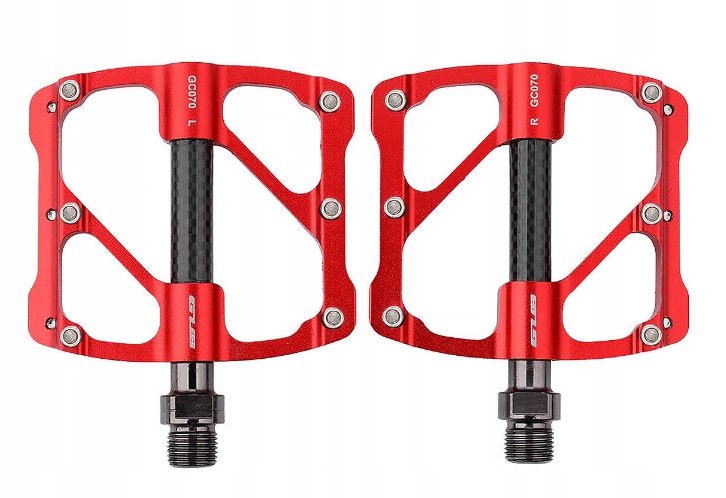 Pedały rowerowe Gub GC070 platformowe mtb karbon