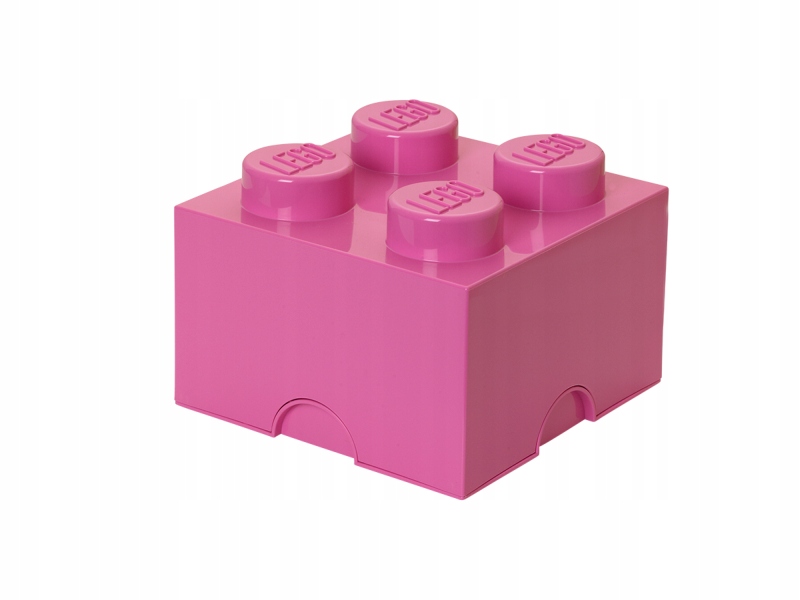 Lego 40031739 Zásobník na stavebnice 2x2 růžový