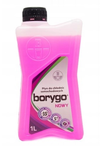 PŁYN DO CHŁODNIC BORYGO NOWY 1L -35 RÓŻOWY