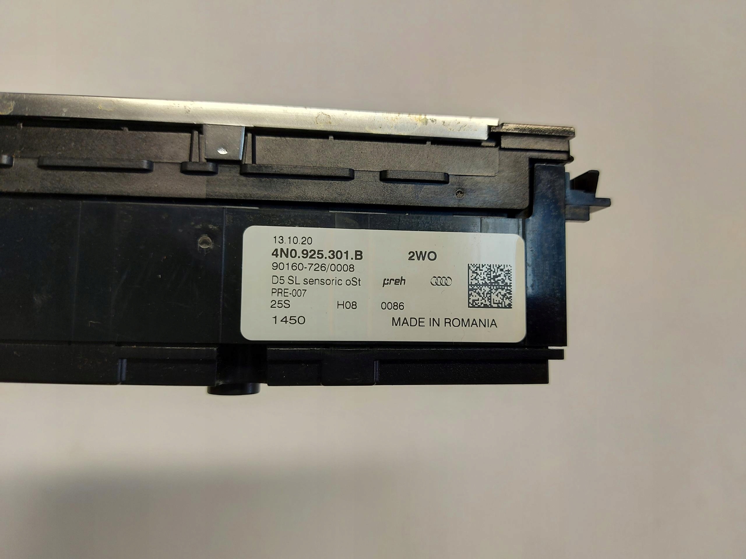 Audi Q8 E-TRON 4KE panel Schalter des warnblickschalters select drive 4n0925301b