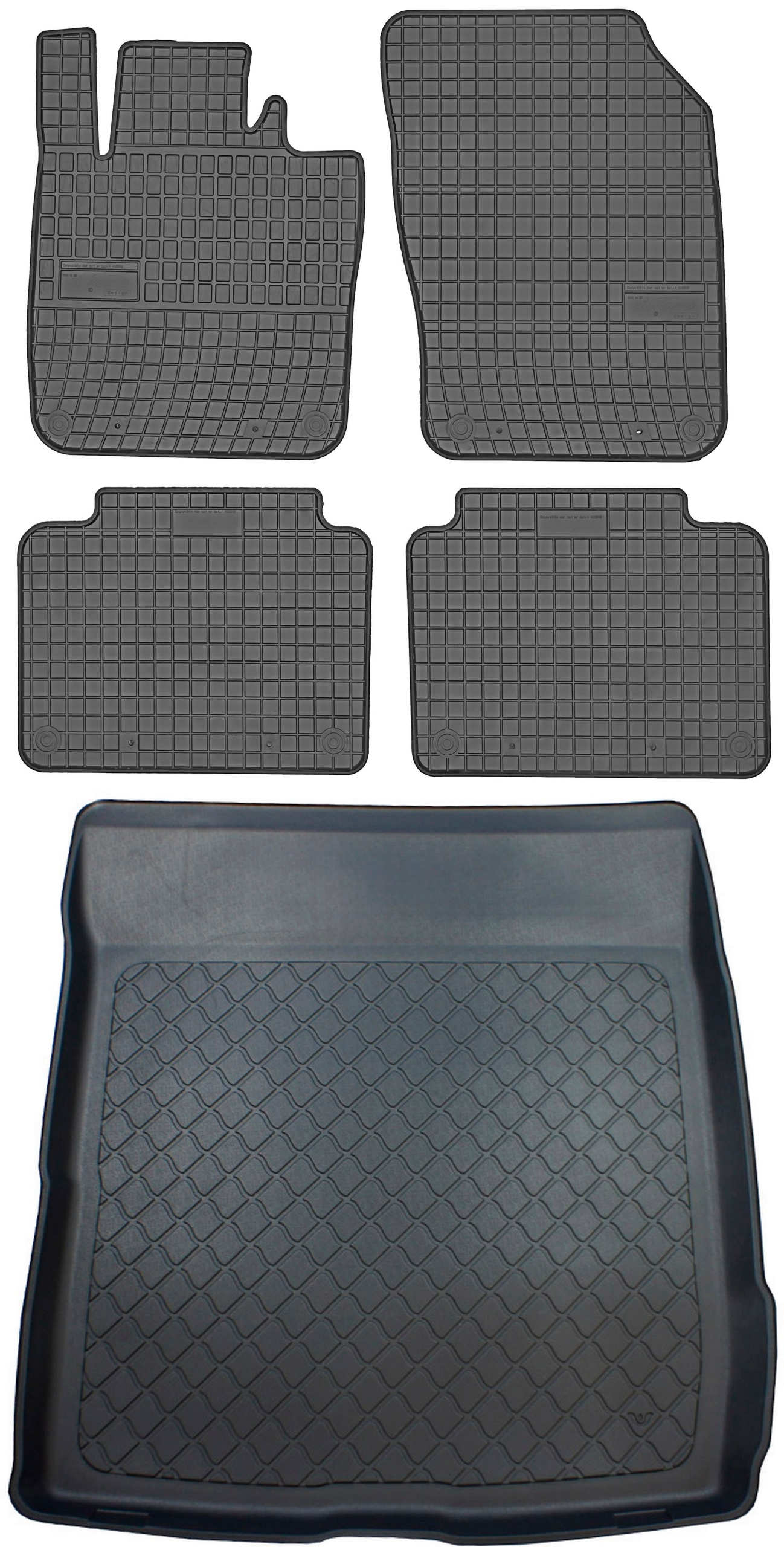 Килимки Max-Килимок резинові 192592g+410343 5 el.