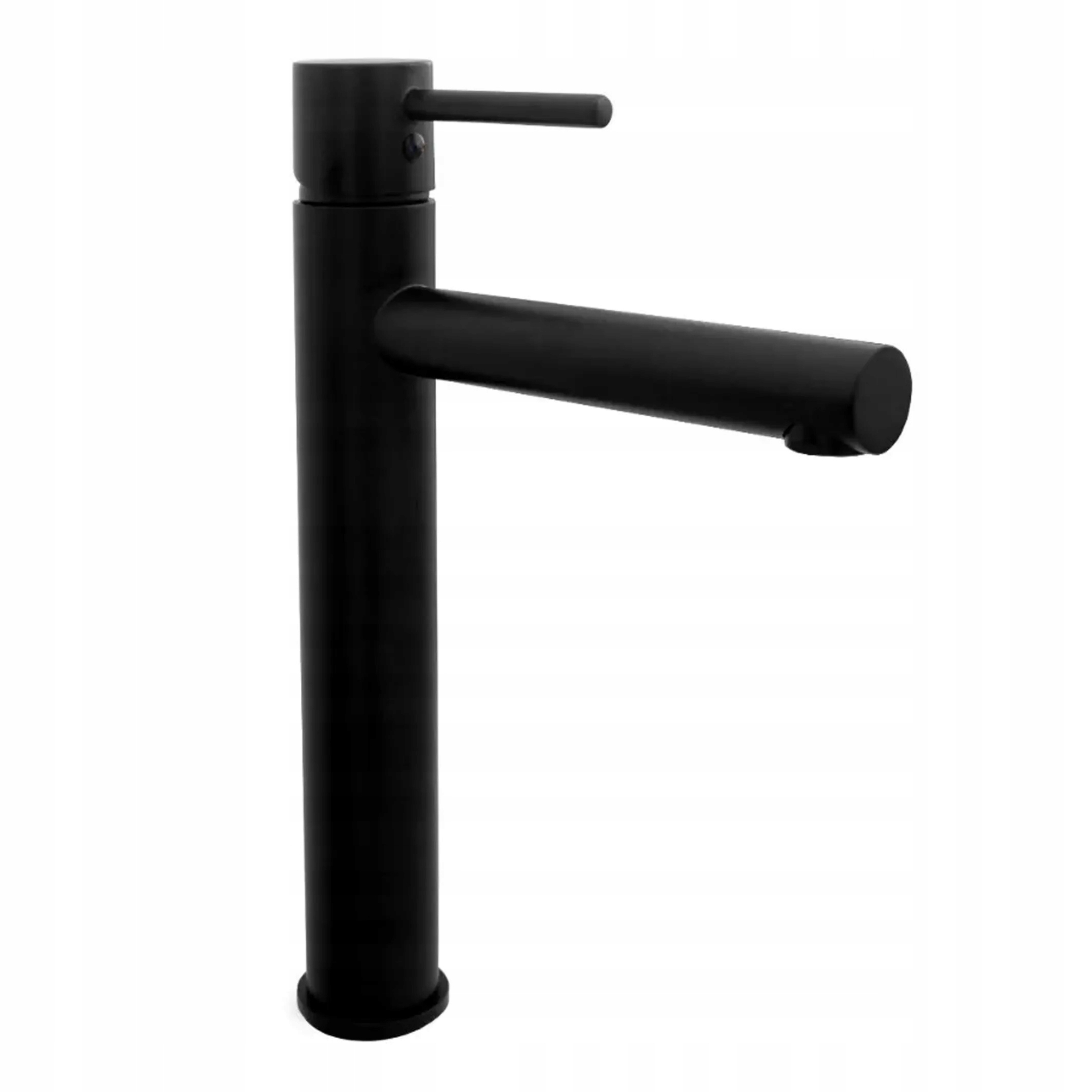 Stojanková Umývadlová Batéria Čierna S Vysokou Doskou Pre Umývadlo Rea Tess