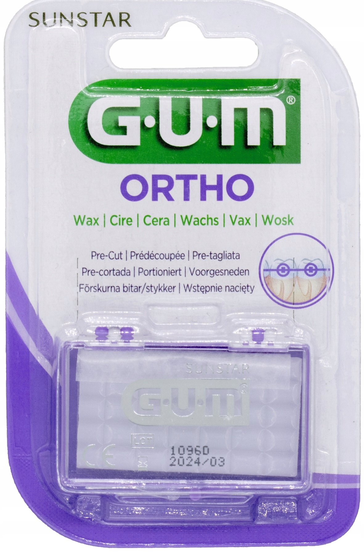 

Wosk Ortodontyczny Gum Ortho Bezzapachowy