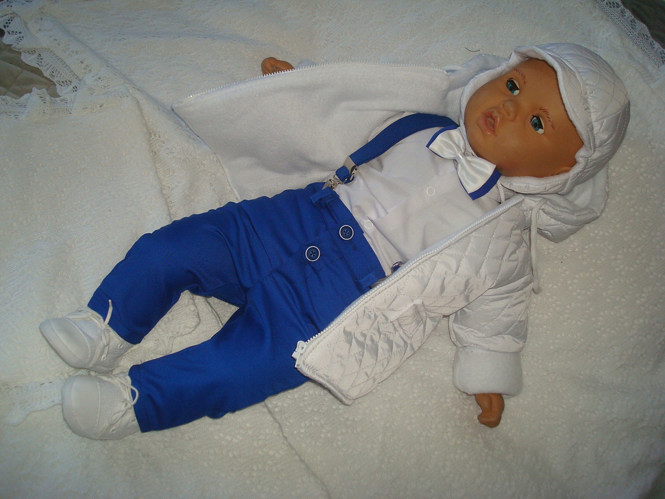 JESIEŃ/ZIMA KURTKA KOMPLET/CHRZEST/68 WARIANTY Kolor szary