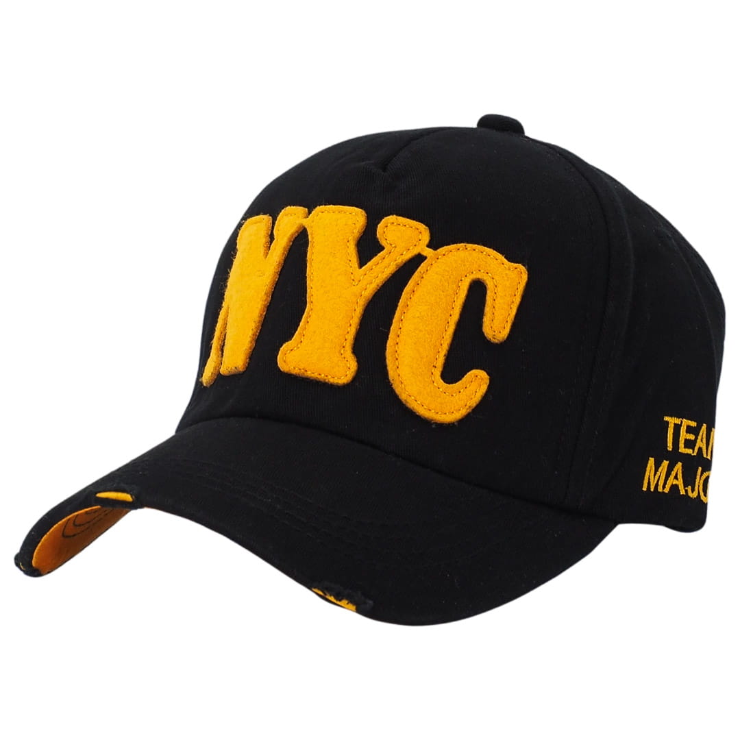 

Czapka Z Daszkiem Męska Nyc Czarna Bejsbolówka