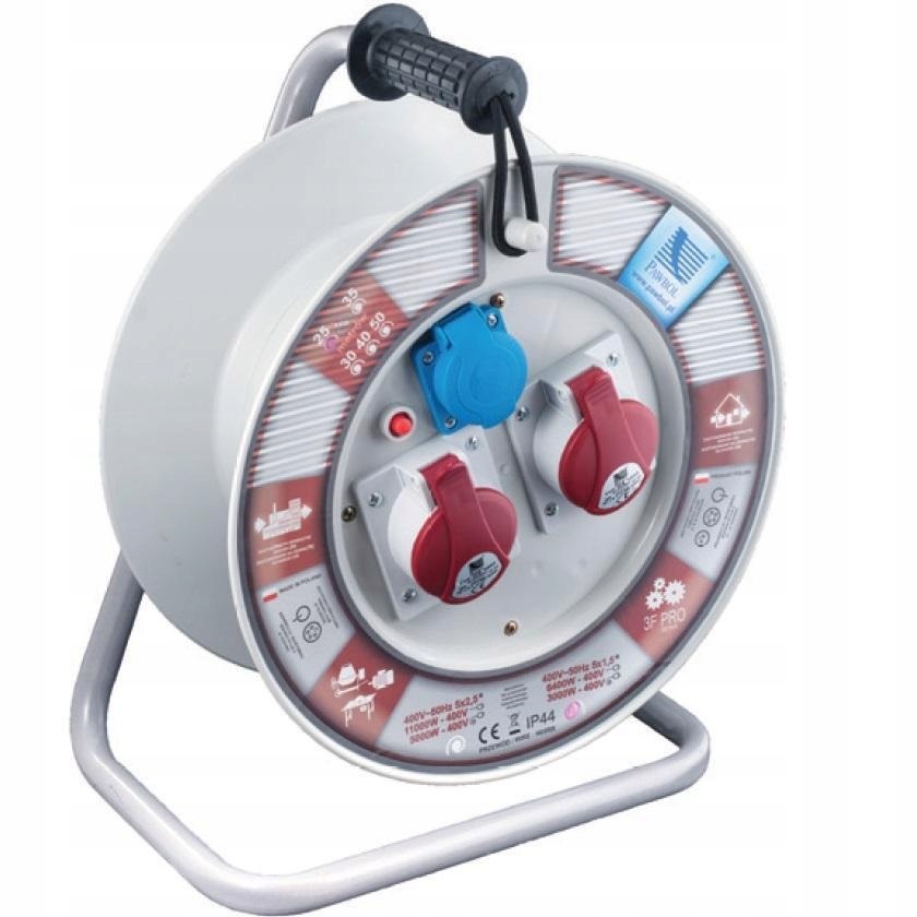 Rozbočovač na bubne 250 V 2x16 A/5 termický 1104-340 Rt